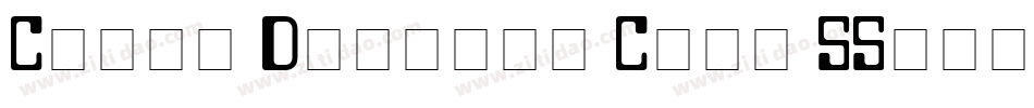 Cupro Display Caps SSi字体转换